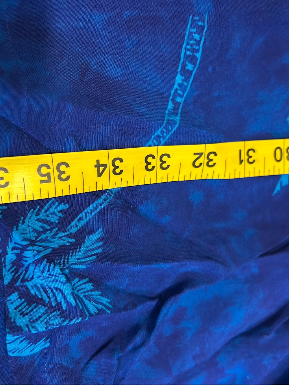 Peppermint Blue Palm-Print Sleeveless Mini Dress - Picture 4 of 5